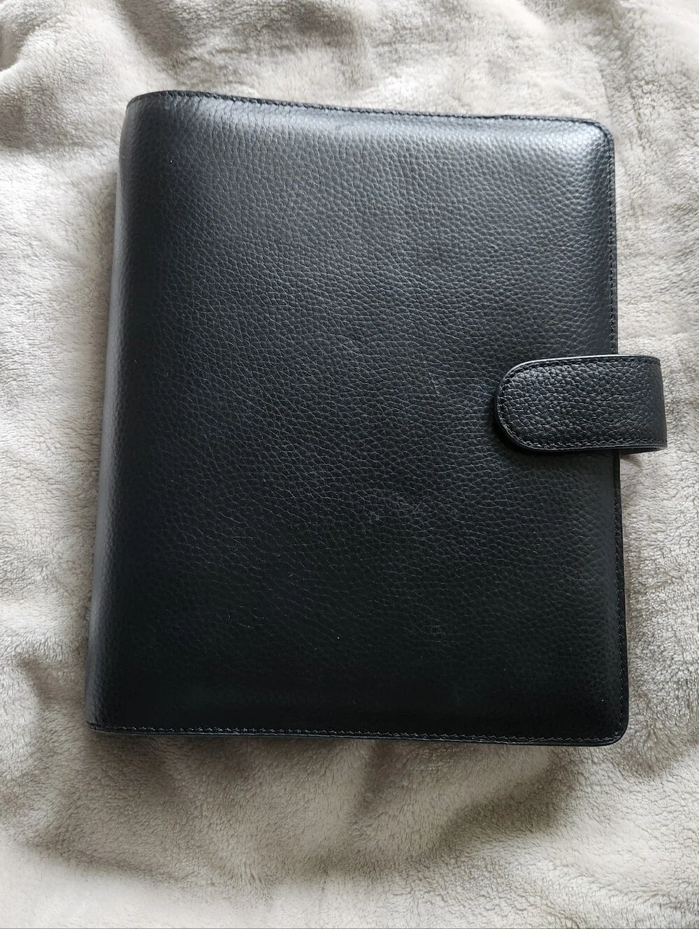 Black Leather Planner A5 Vintage C|P